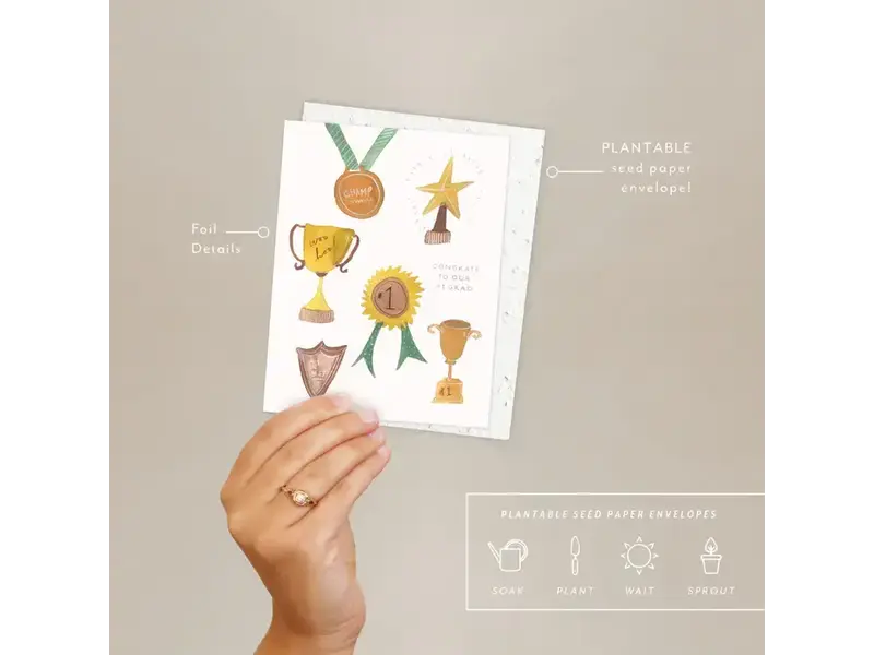 Seedlings You're # 1 - Graduation Card