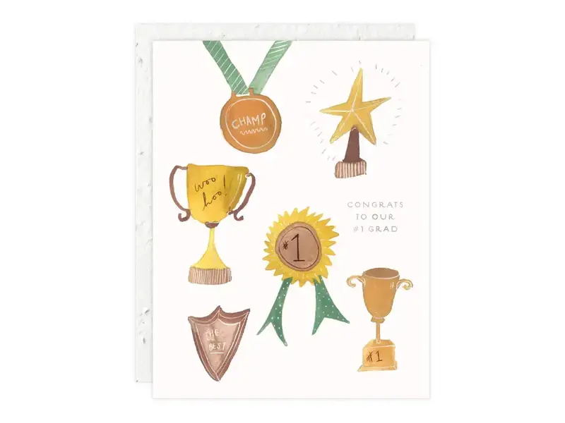 Seedlings You're # 1 - Graduation Card