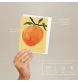 Seedlings Peach - Thank You Card