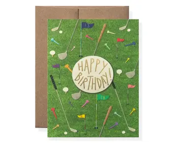 Golf Greeting Card