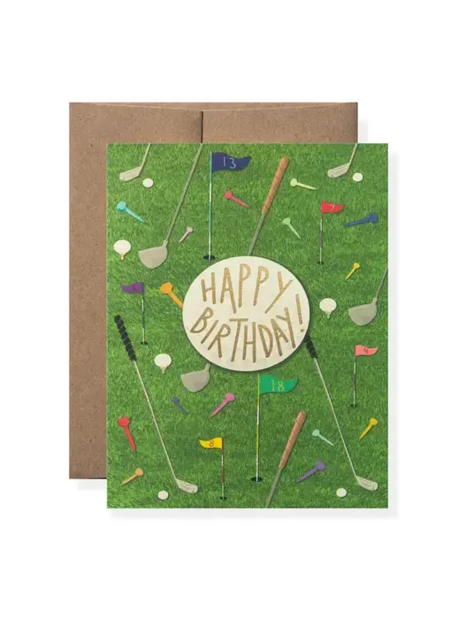 Golf Greeting Card