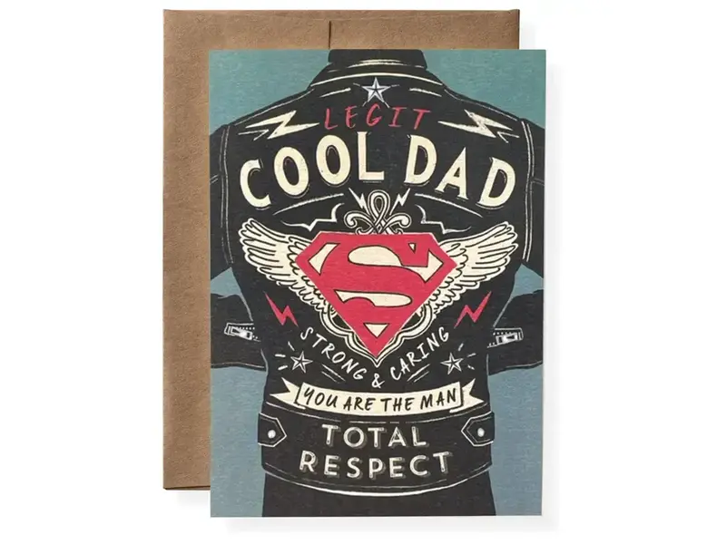 Karen Adams Designs Cool Dad Greeting Card