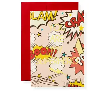 Superhero Greeting Card