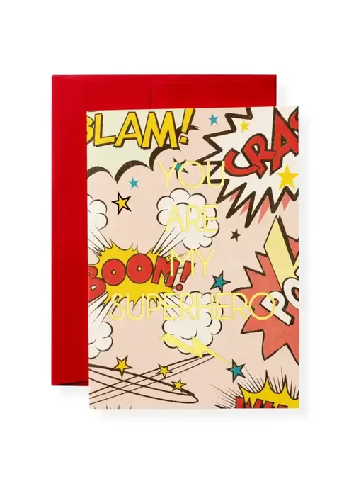 Superhero Greeting Card
