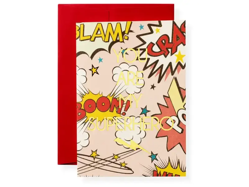 Karen Adams Designs Superhero Greeting Card
