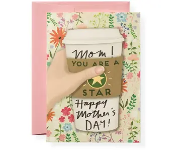 Star Mom Greeting Card