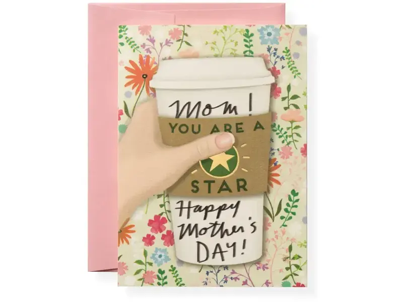 Karen Adams Designs Star Mom Greeting Card