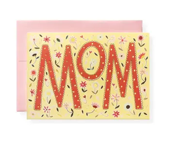 Wow Mom Greeting Card