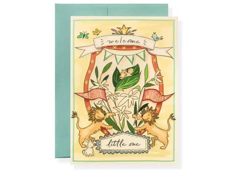 Karen Adams Designs Welcome Greeting Card