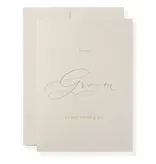 Karen Adams Designs To My Groom Greeting Card