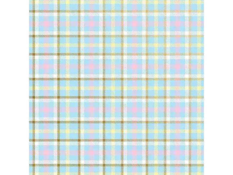 Jillson & Roberts Baby Plaid - Gift Wrap Rolls