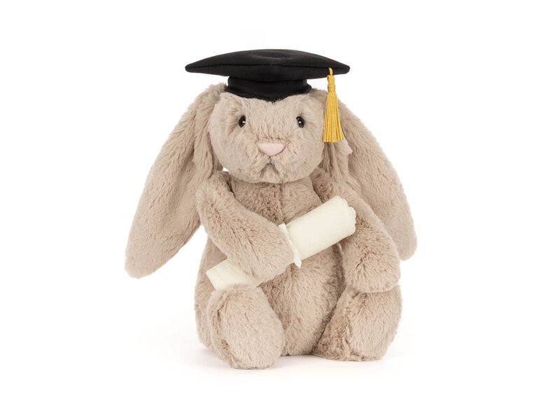 JellyCat Inc Bashful Bunny Graduation Outfit