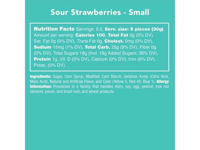 candy club Sour Strawberries