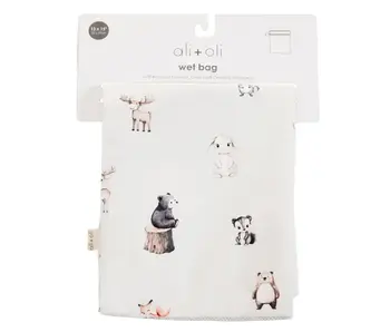 Dual-Compartment Wet/Dry Bag with Mesh Pocket (Woodlands)