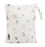 Ali + Oli Dual-Compartment Wet/Dry Bag with Mesh Pocket (Woodlands)