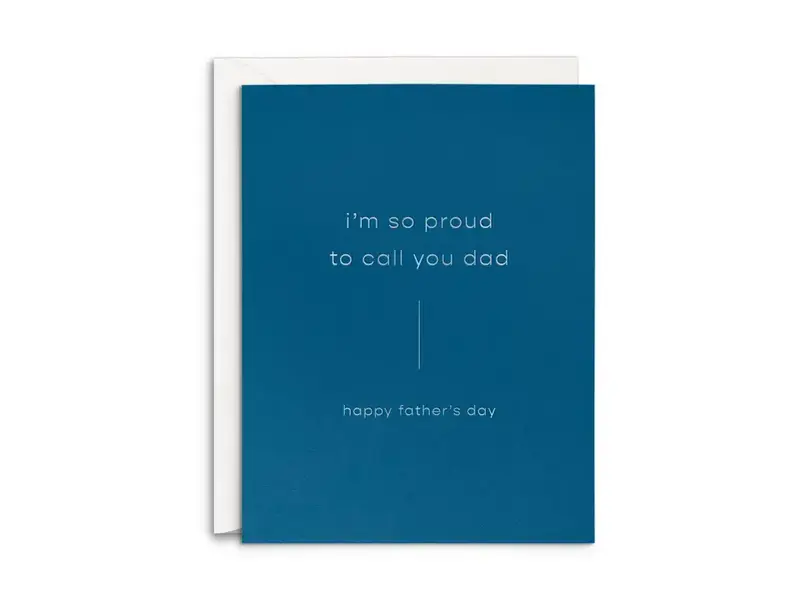 Smitten on Paper Call You Dad Father’S Day Greeting Card
