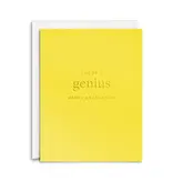 Smitten on Paper Genius Graduation Greeting Card