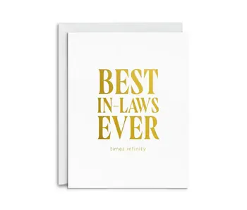 Best in Laws Greeting Card
