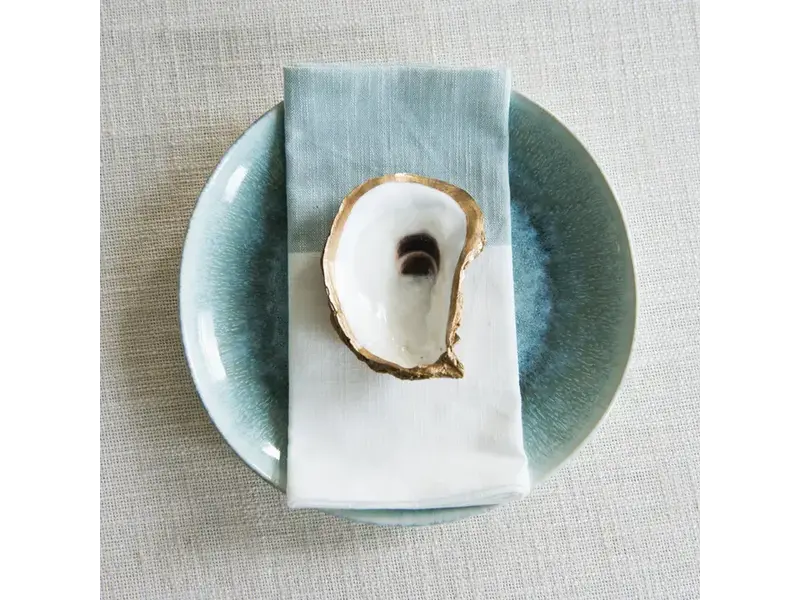Grit and Grace Studio Oyster Jewelry Dish  - Gold