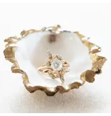 Grit and Grace Studio Oyster Jewelry Dish  - Gold