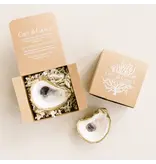 Grit and Grace Studio Oyster Jewelry Dish  - Gold