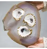 Grit and Grace Studio Oyster Jewelry Dish  - Gold