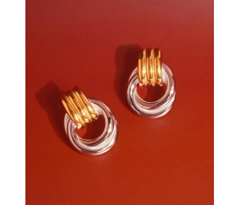 Wanda 18K Gold Non-Tarnish Classic Hoop Earring