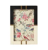 India Handicraft Exporter Brass Inlay Frame B/W/Gold - 4x6