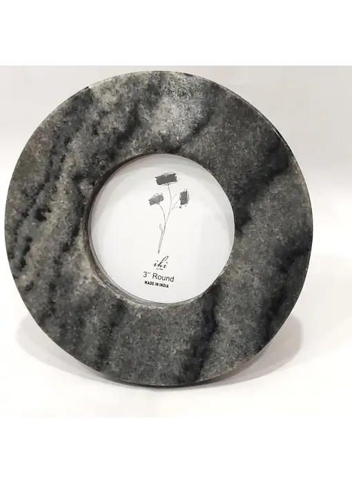 Gray Marble Photo Frame 3x3