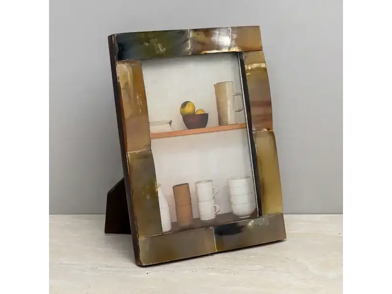 India Handicraft Exporter Horn Photo Frame - 5x7