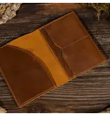 American Leather Goods Genuine Passport Cover - Brown