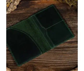 Genuine Passport Cover - Green