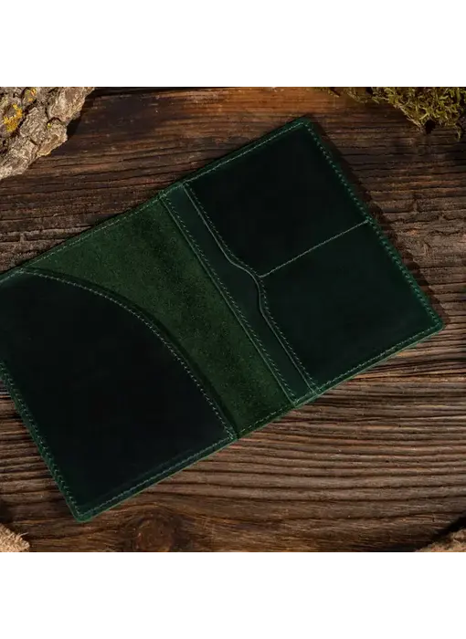 Genuine Passport Cover - Green