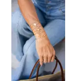 Grit and Grace Studio Double Heart Grit Adjustable Bolo Bracelet