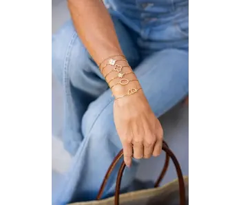 Double Heart Grit Adjustable Bolo Bracelet