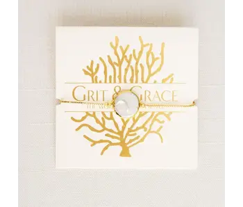 Pearl Grit Adjustable Bolo Bracelet