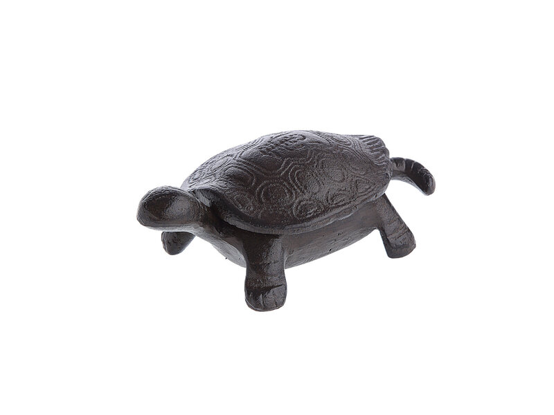 Creative Co-OP Decorative Cast Iron Turtle Key Box