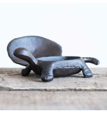 Creative Co-OP Decorative Cast Iron Turtle Key Box