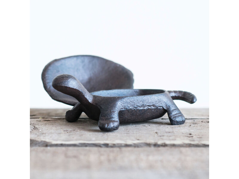 Creative Co-OP Decorative Cast Iron Turtle Key Box