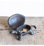 Creative Co-OP Decorative Cast Iron Turtle Key Box