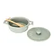 Brie Baker with Lid and Spreader, Grey or White