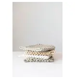 Creative Co-OP Cotton Crocheted Pot Holder, 4 Colors