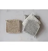 Creative Co-OP Cotton Crocheted Pot Holder, 4 Colors