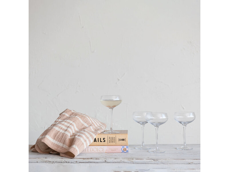 Creative Co-OP 8 oz. Stemmed Champagne/Coupe Glass