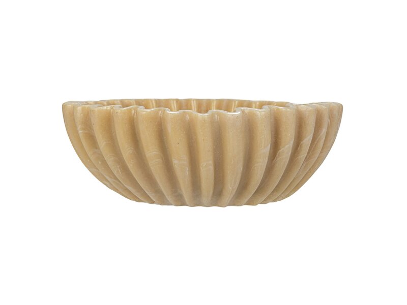 Creative Co-OP Decorative Resin Pleated Bowl