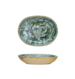 Creative Co-OP Embossed Stoneware Dish 