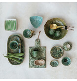 Creative Co-OP Embossed Stoneware Dish 