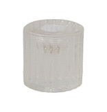 Creative Co-OP Cut Glass Taper Holder