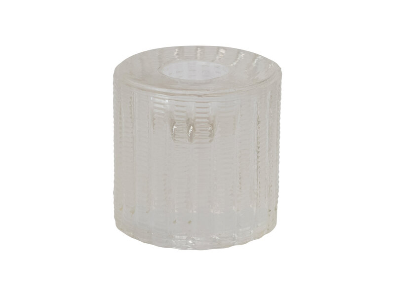 Creative Co-OP Cut Glass Taper Holder