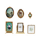 Pewter & Glass Photo Frames with Art - Large Rectangle
